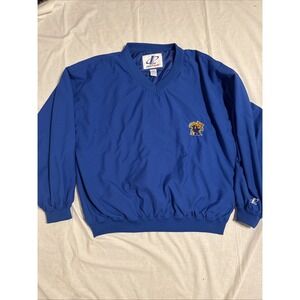 logo athletic vintage Pullover Jacket Kentucky Wildcats Men Sz L